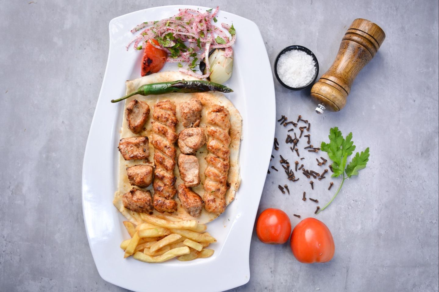مشكل دجاج 4 سيخ