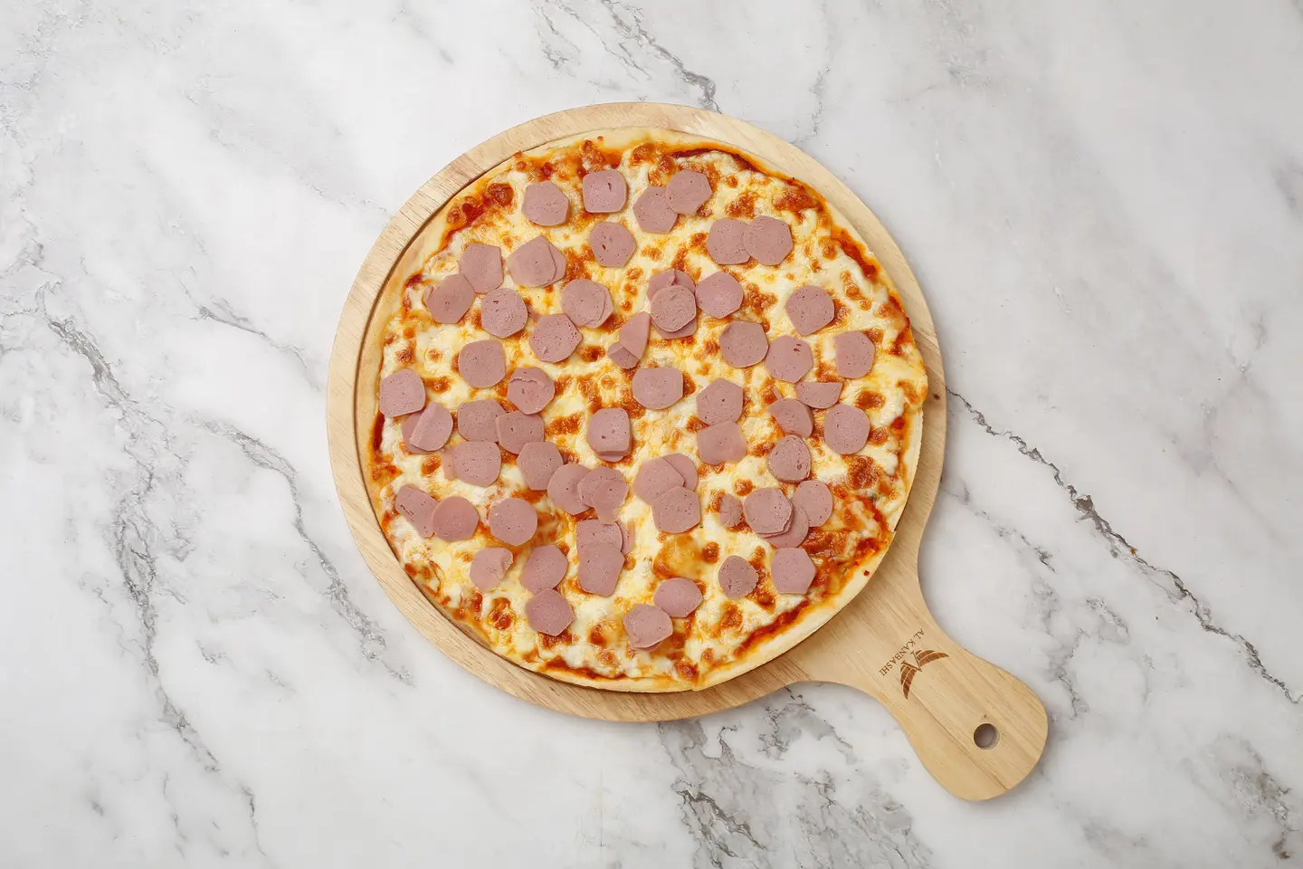Hot Dog Pizza Large