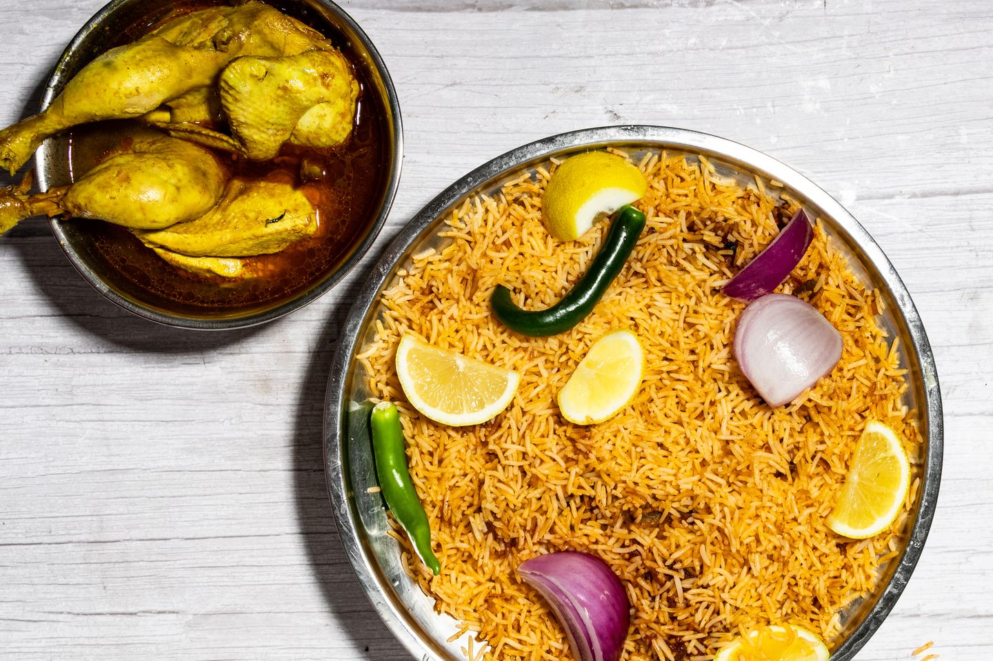 Boiled Whole Chicken With Rice