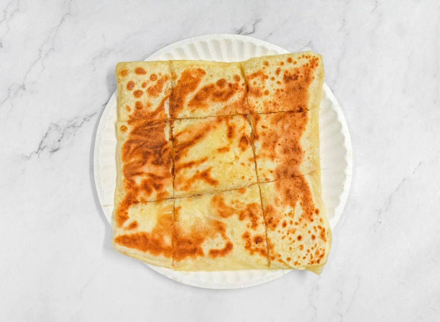 Mutabbak With Labneh