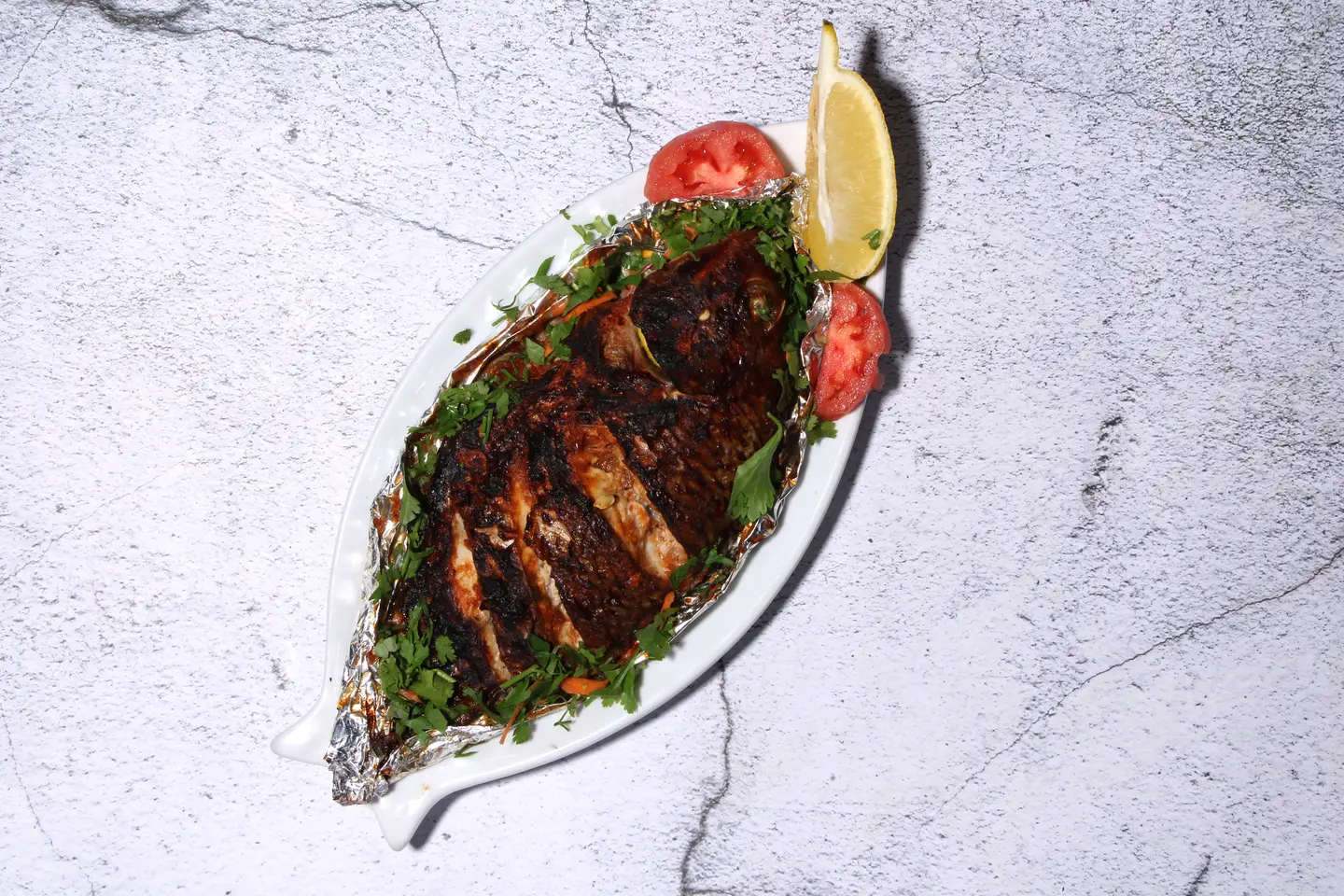 Sea Bream With Oil And Lemon