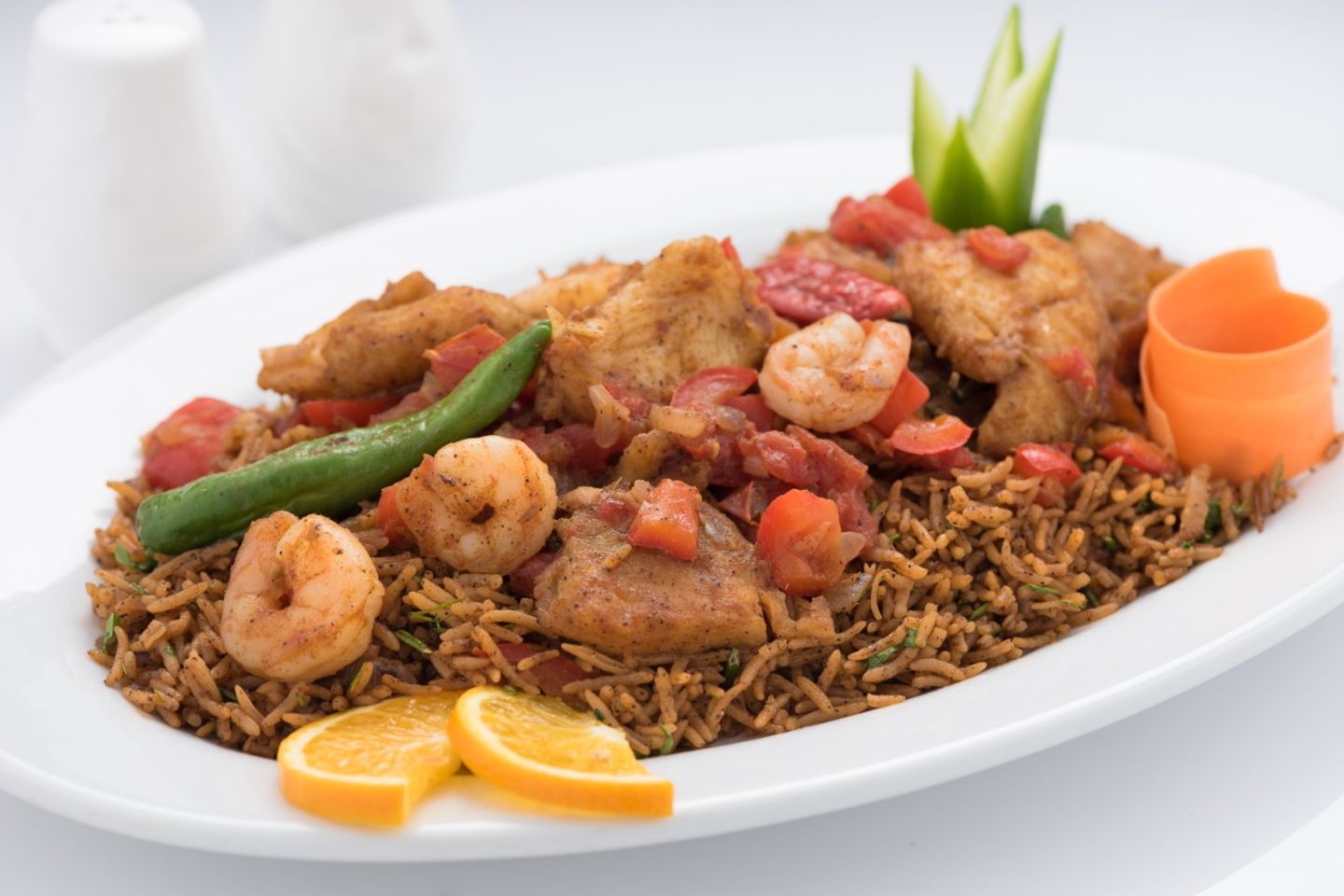أرز مع الجمبري