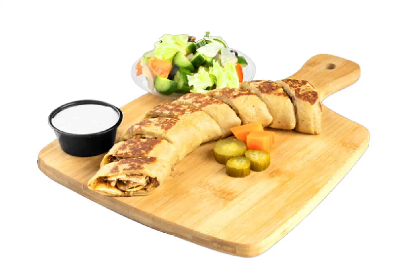 شاورما عربي صغير بالجبنة