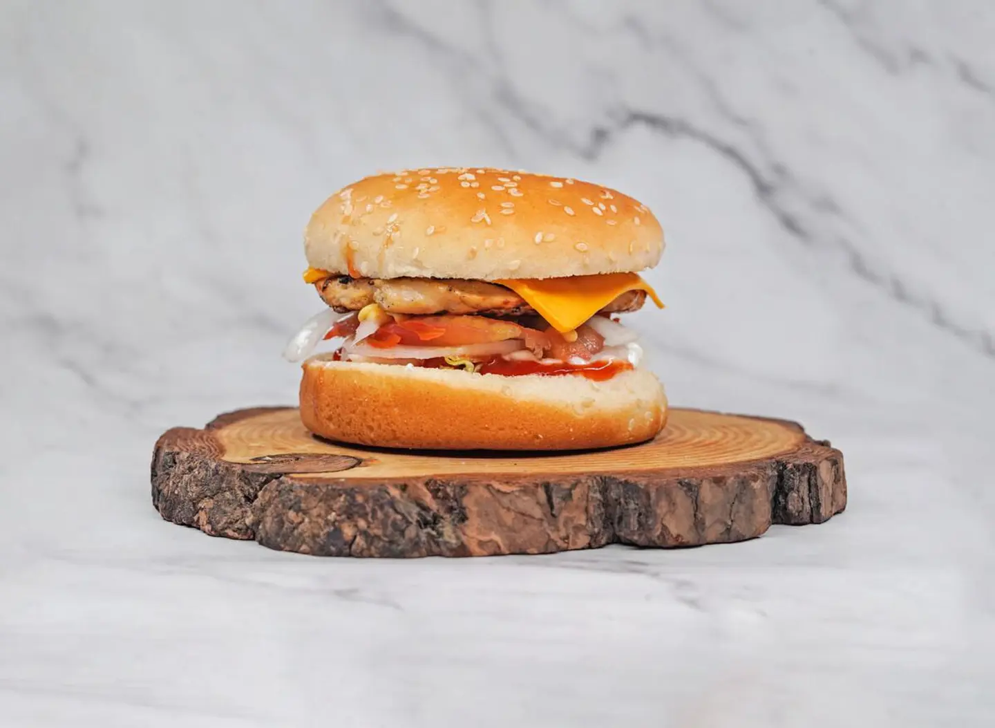 Charcoal Chicken Burger