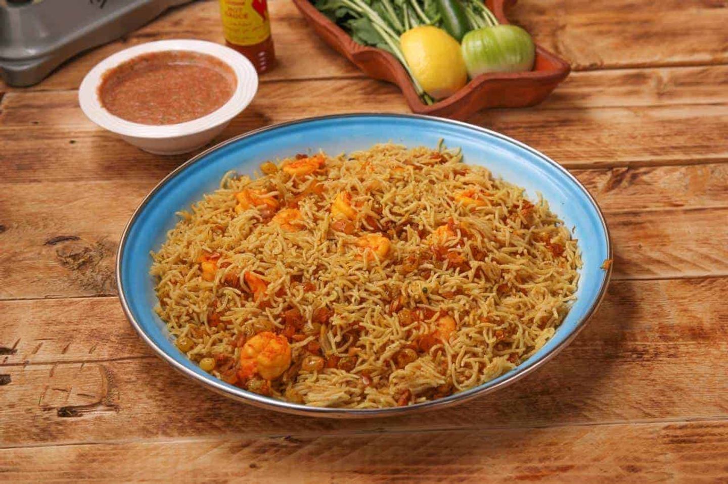 وجبة كبسة ربيان