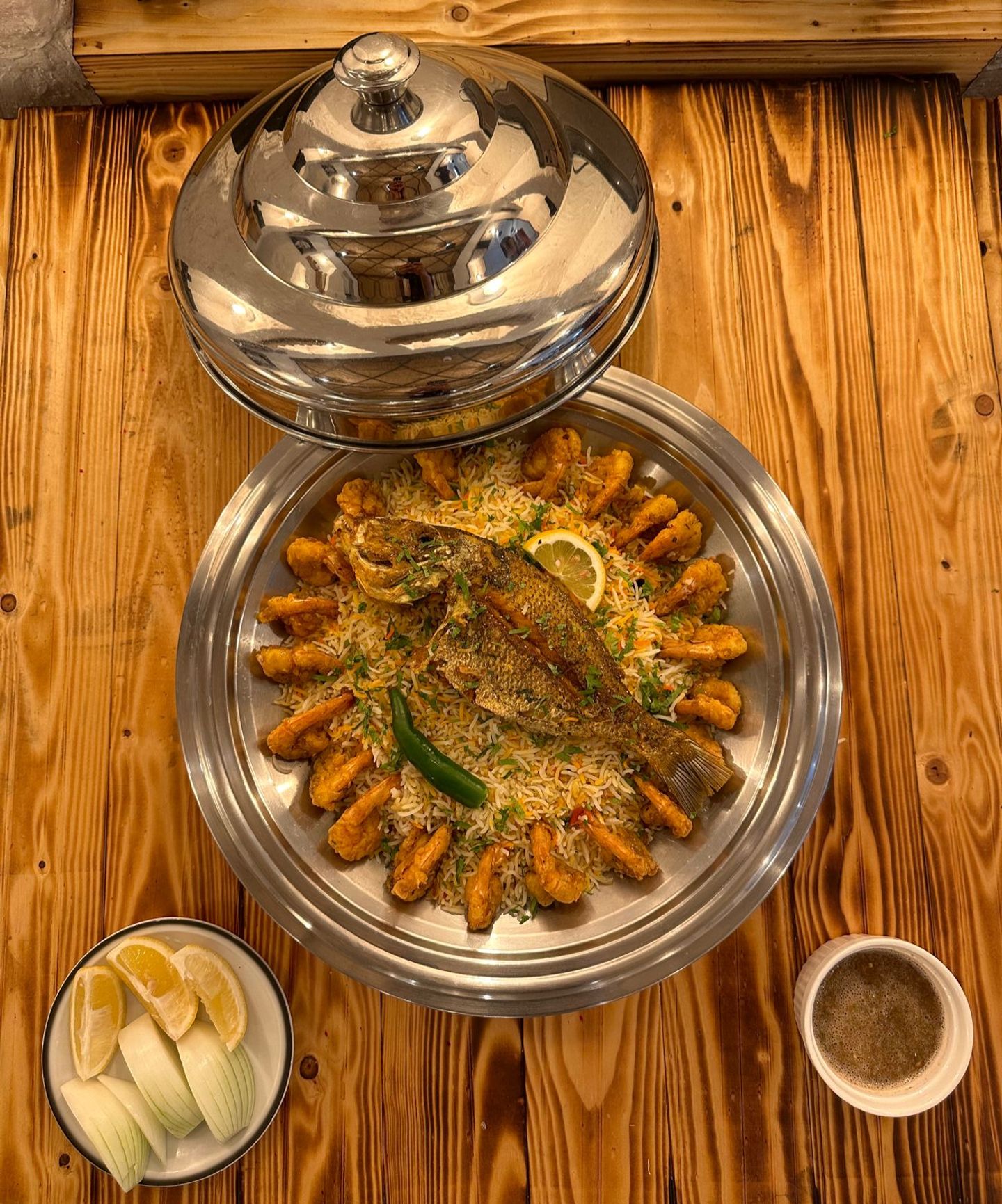 وجبة شعري و روبيان