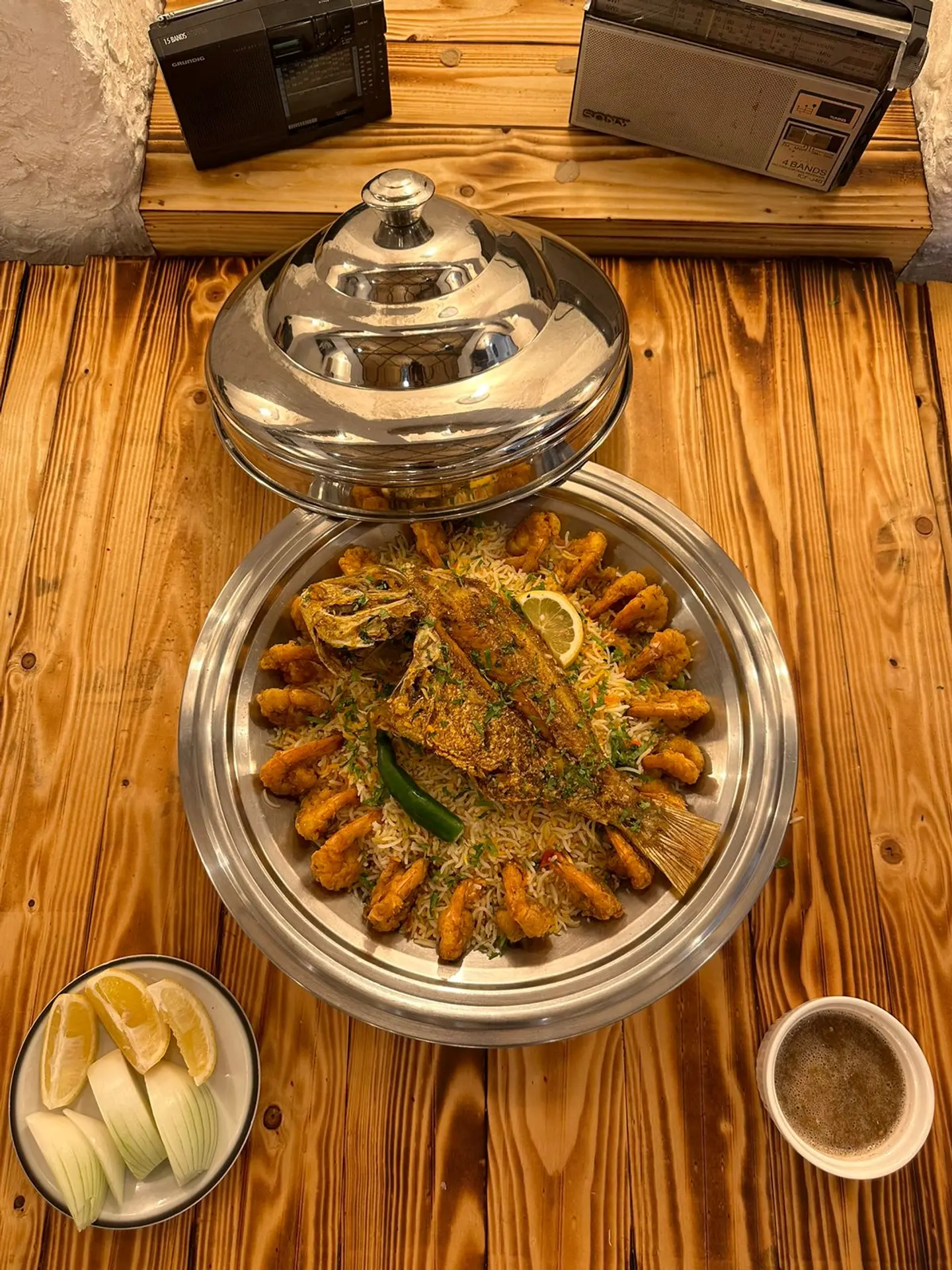وجبة عندق و ربيان