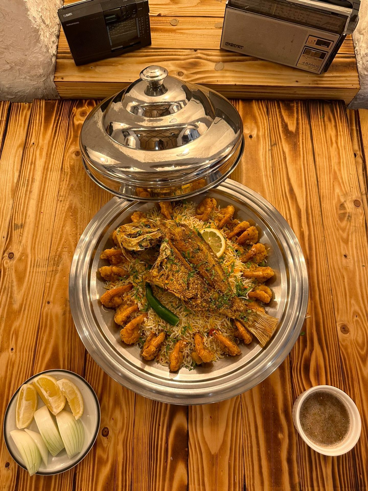 وجبة عندق و ربيان