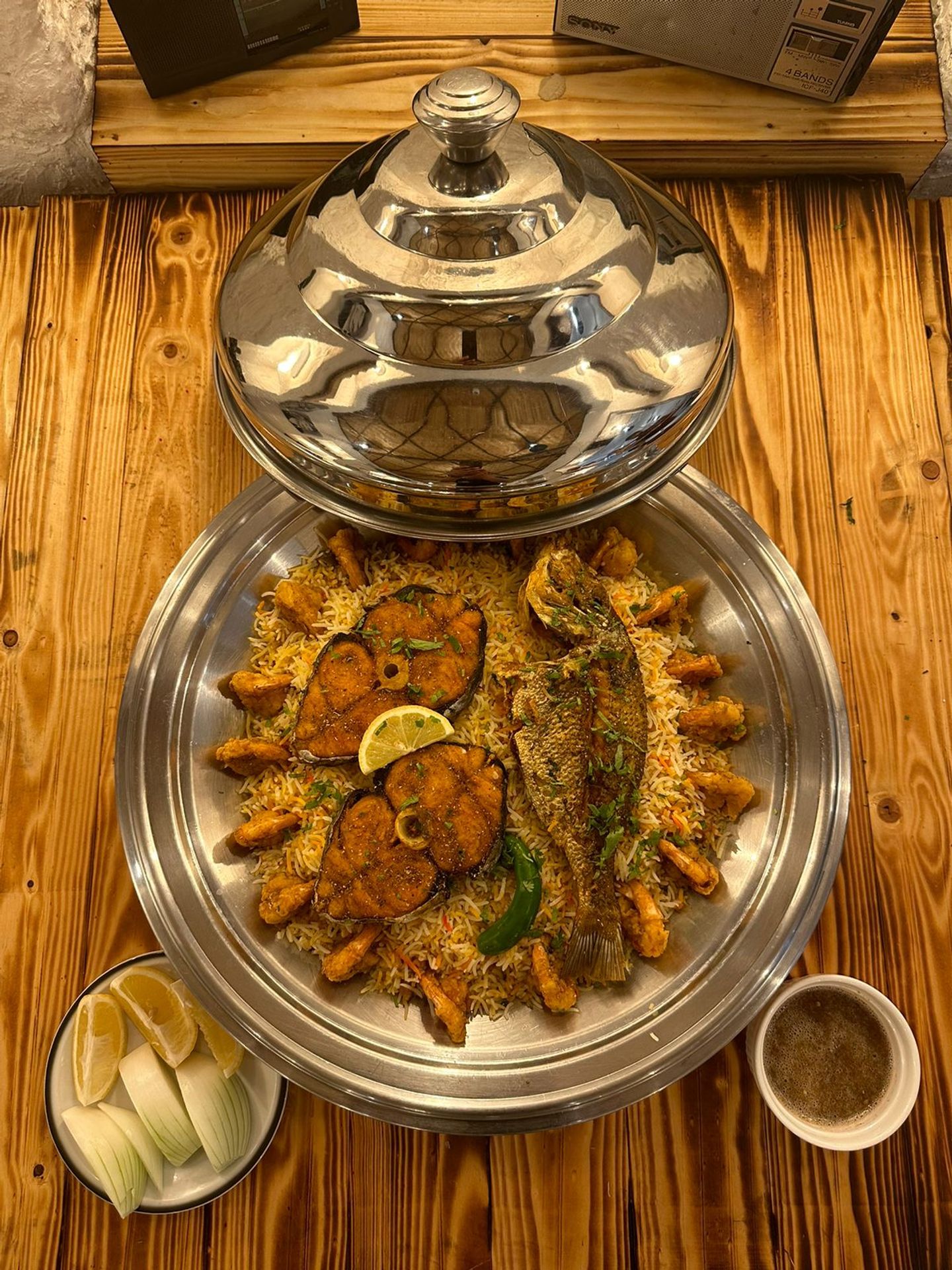 وجبة شعري و كنعد وربيان