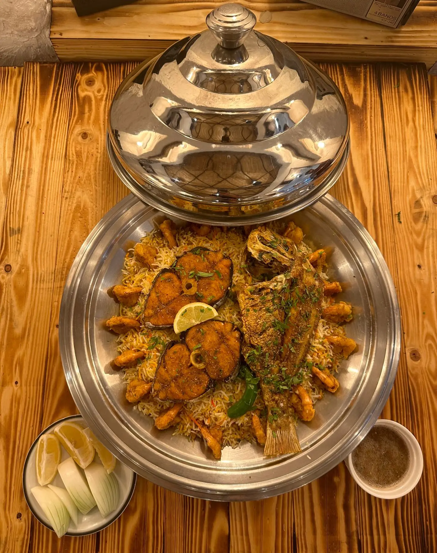 وجبة عندق و كنعد وربيان