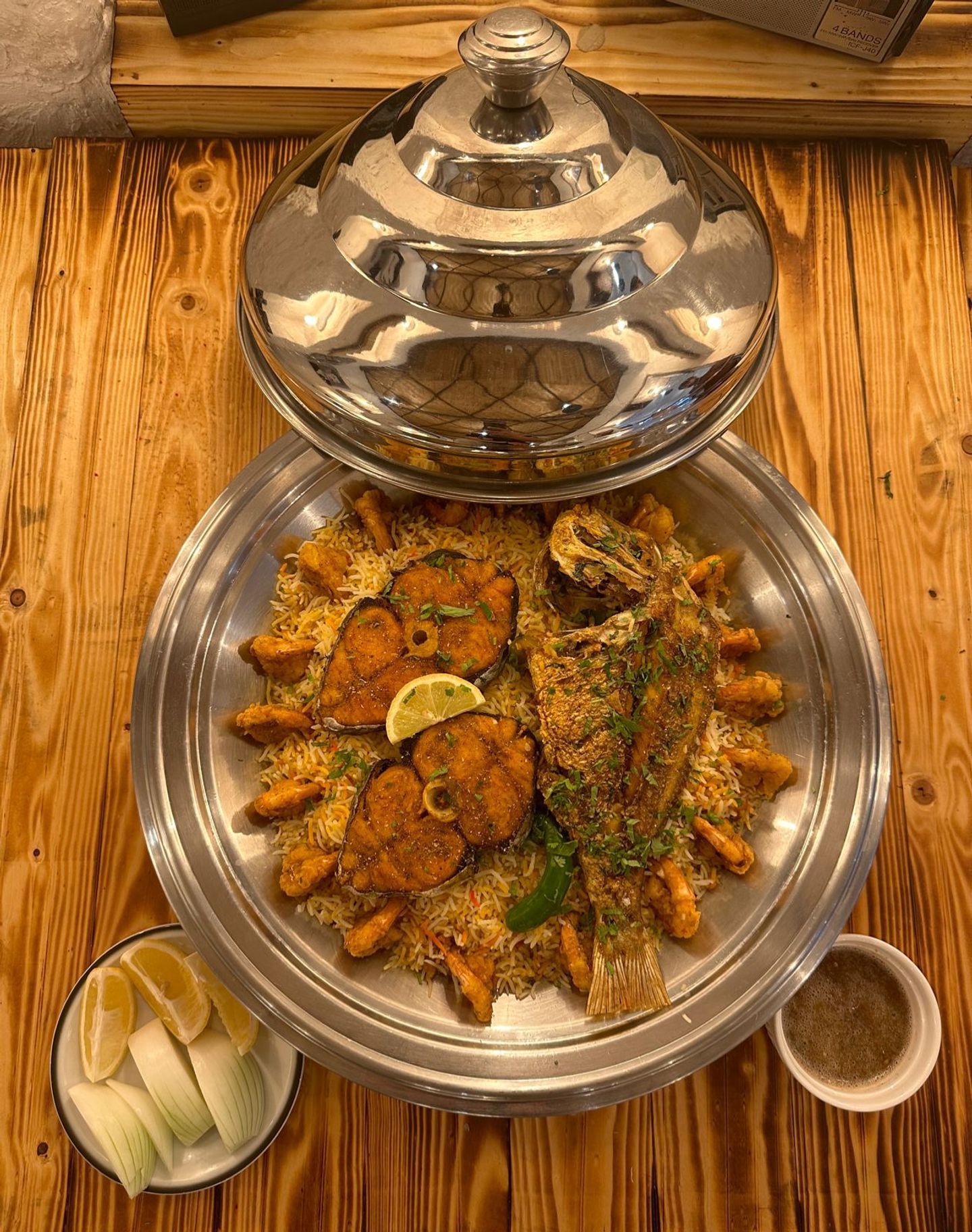 وجبة عندق و كنعد وربيان