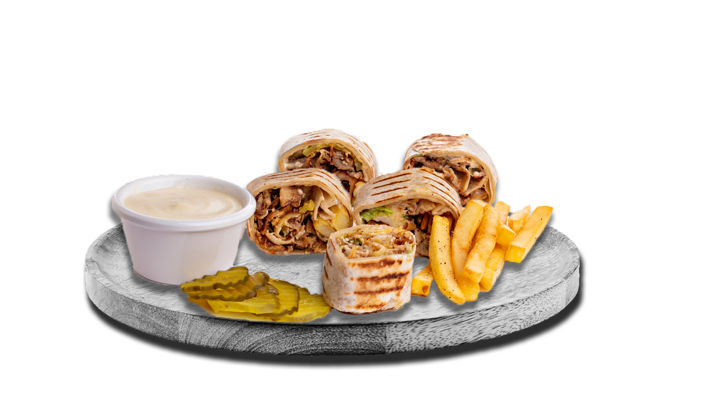 Arabic Shawarma With Cheese