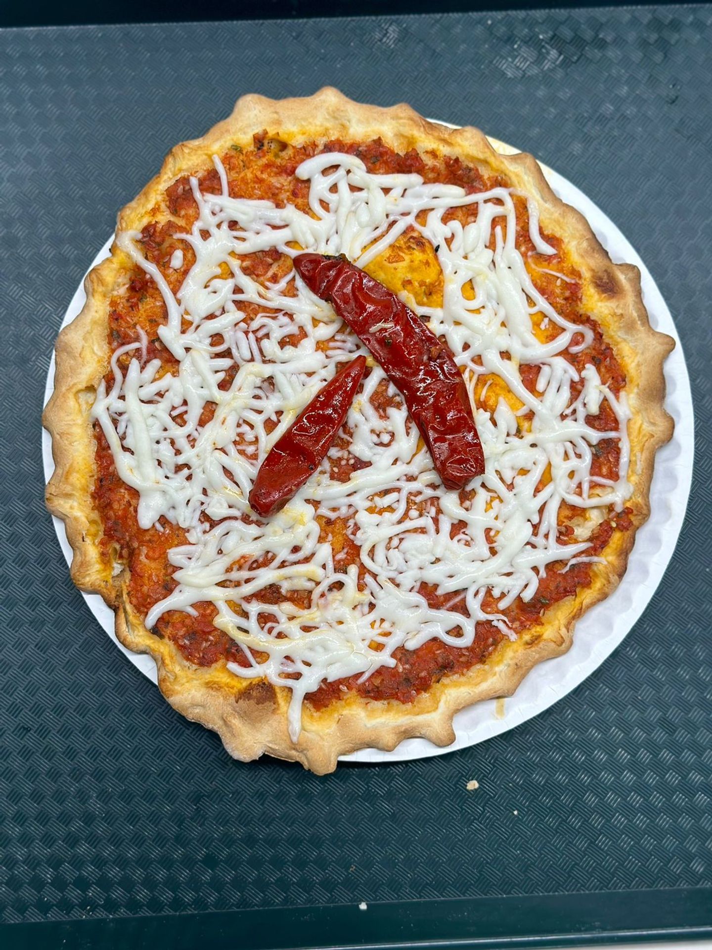 Muhammara With Labneh Pie