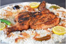 حبة عالفحم مع رز