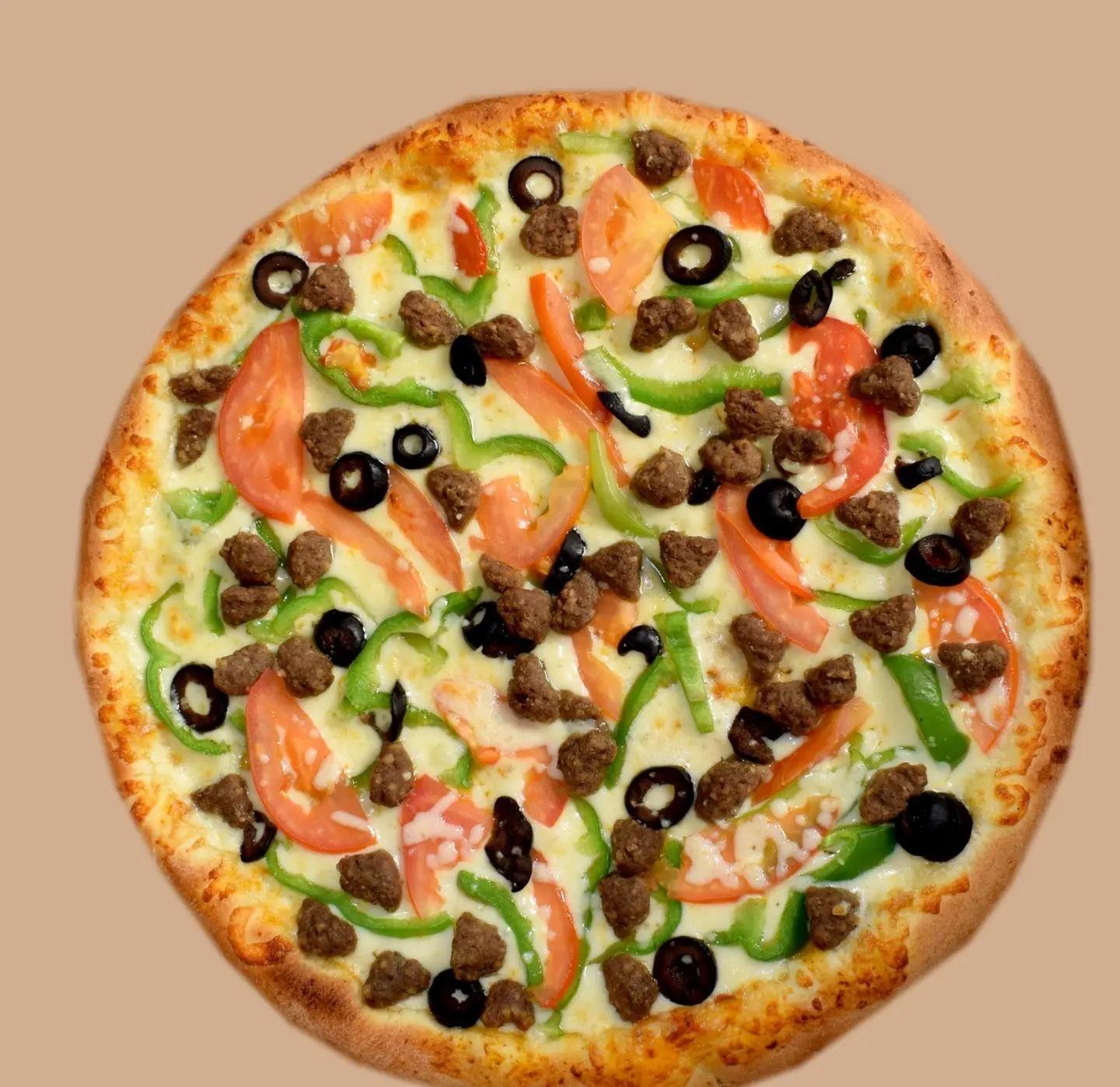 بيتزا قطع لحم