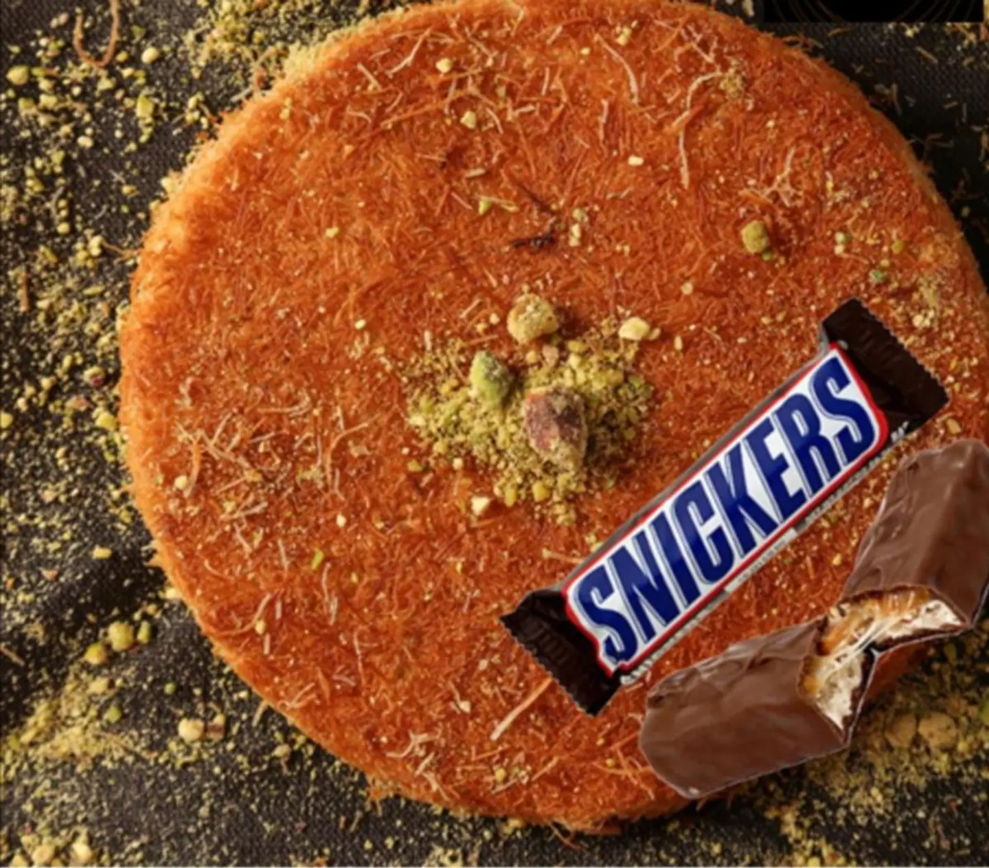 كنافة سنيكرز