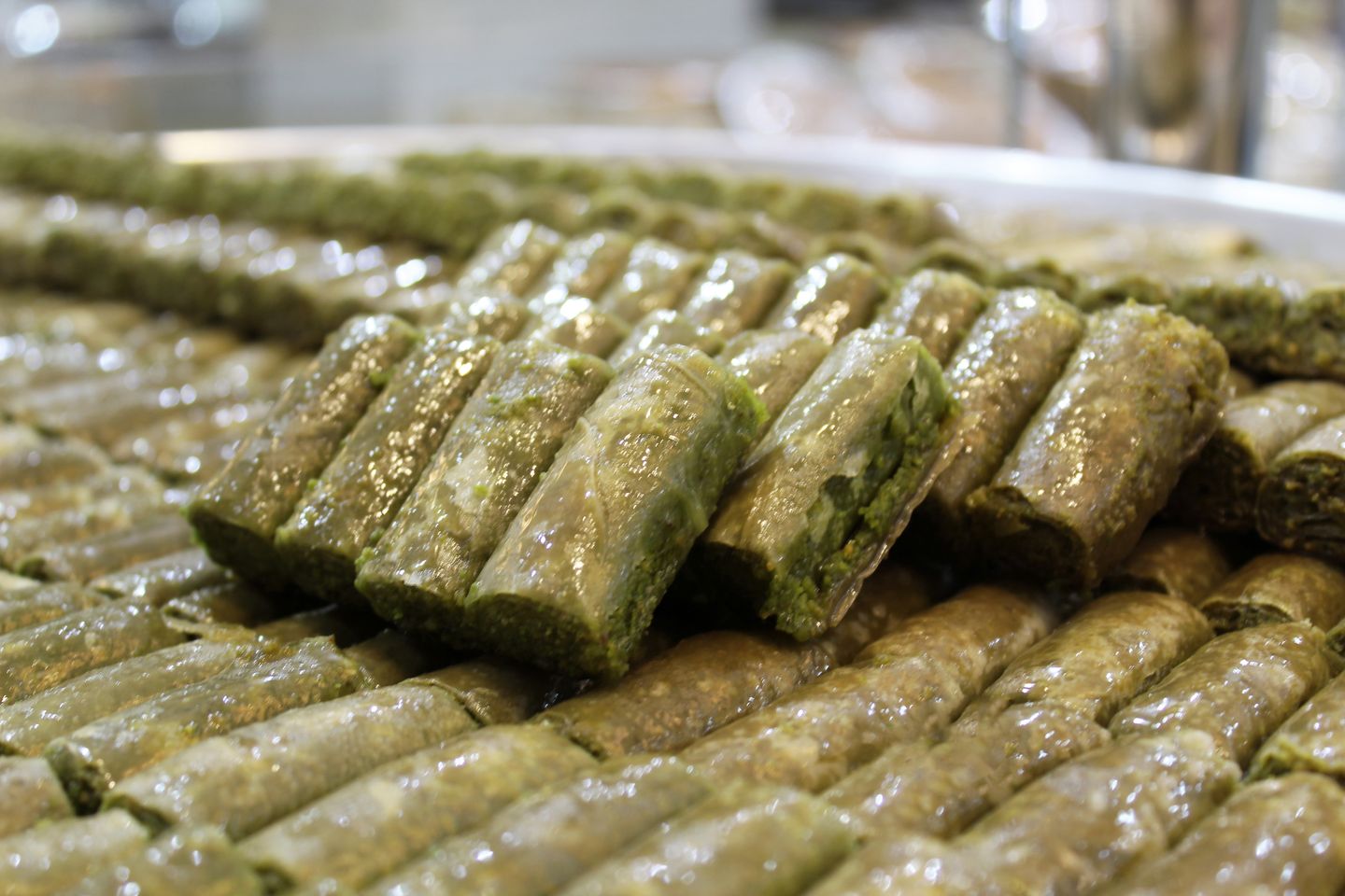 Baklava With Pistachio Fingers