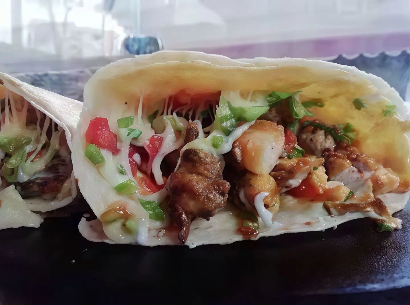 Chicken Kebab Crepe