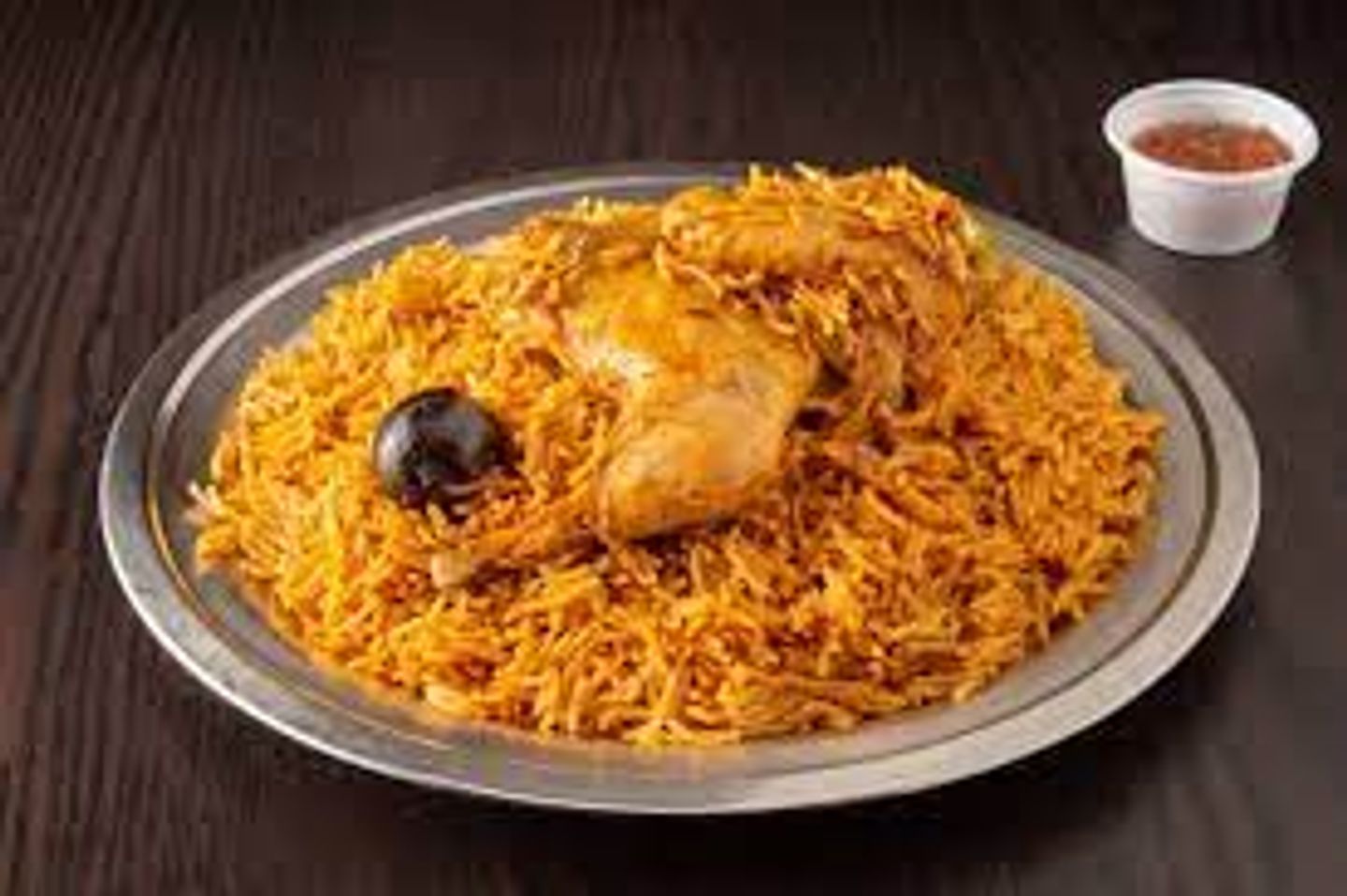 نص دجاج مظغوط مع رز