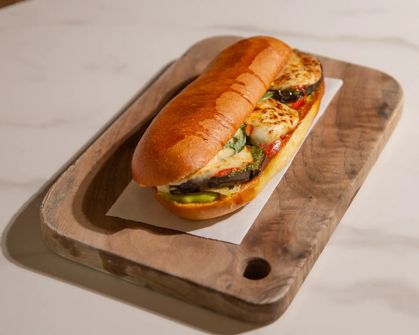 Grilled Eggplant Parmigiana