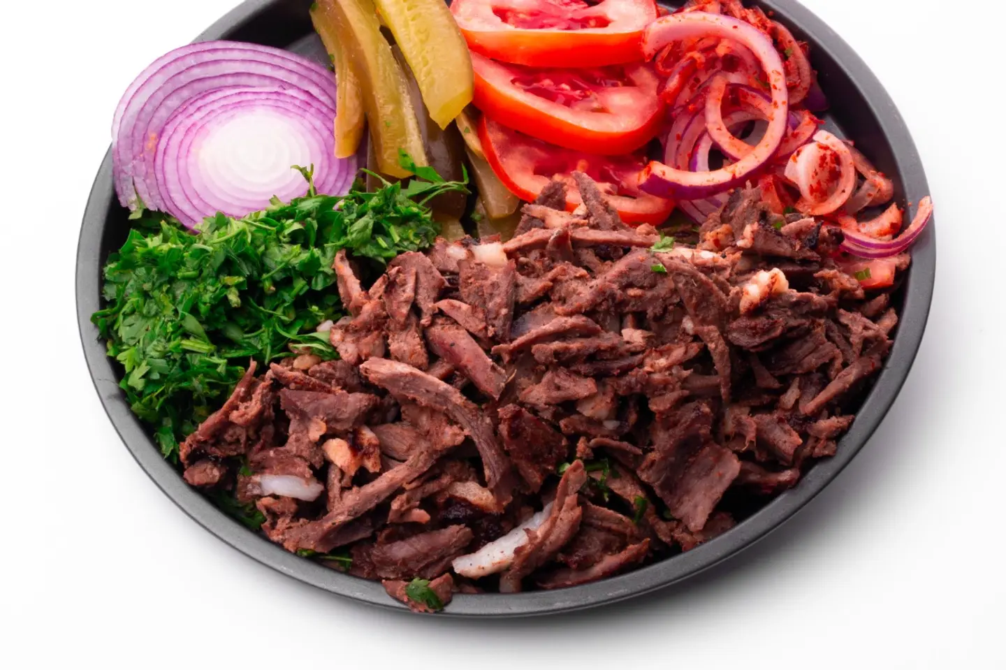 صحن شاورما لحم