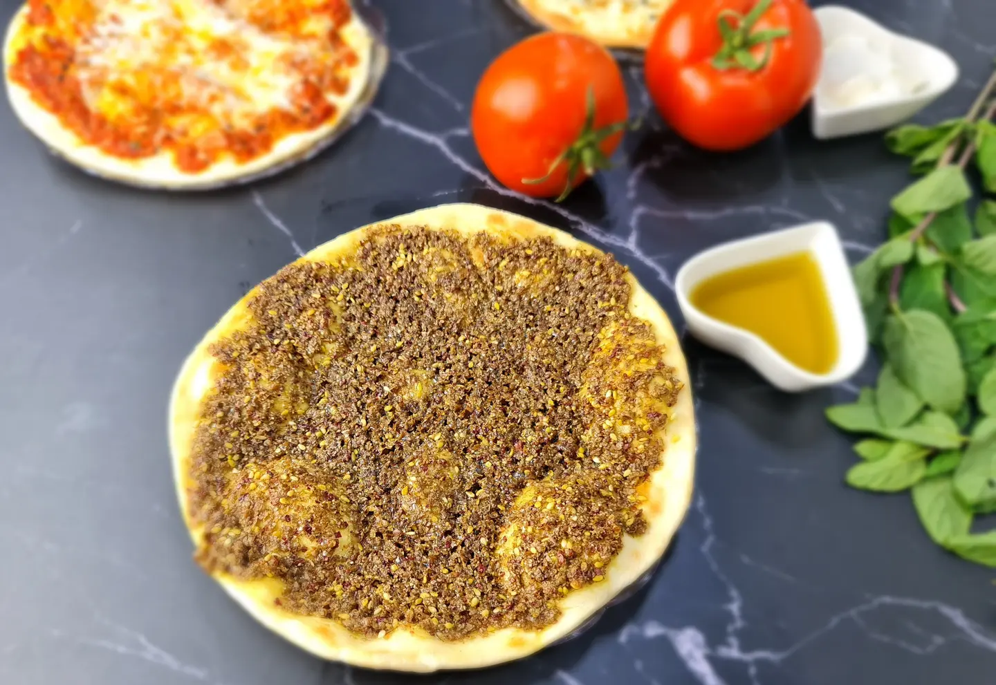 فطيرة دائرية  زعتر