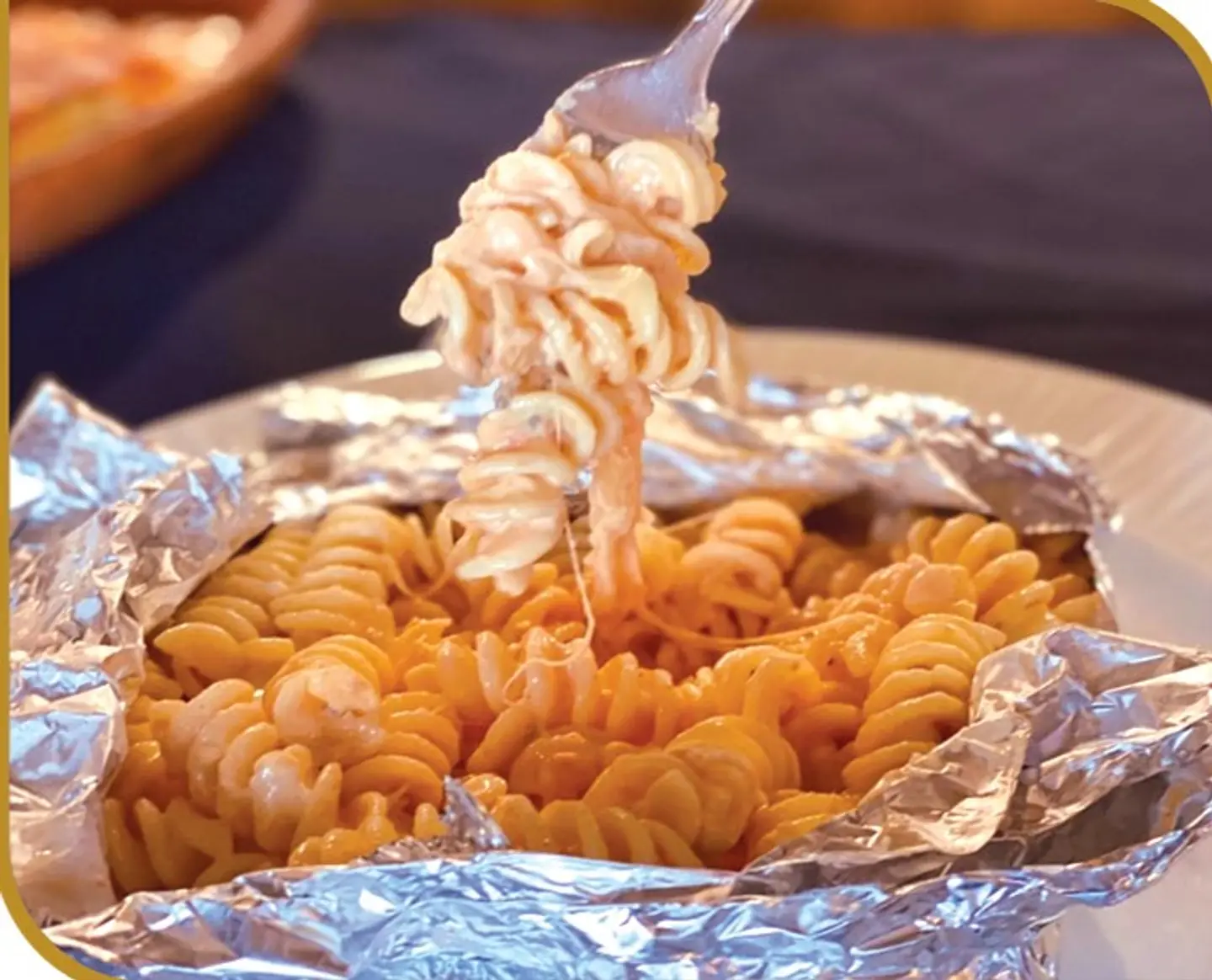 Pink Pasta In Tin