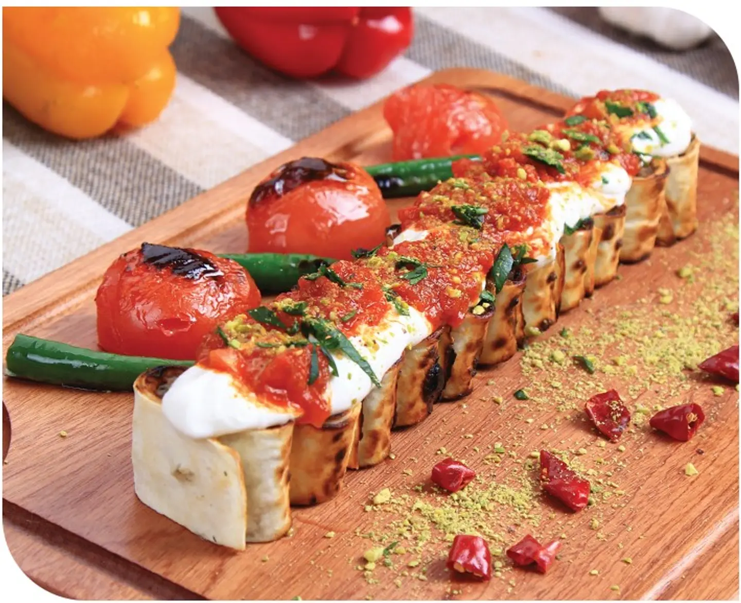 Meat Sushi Kebab