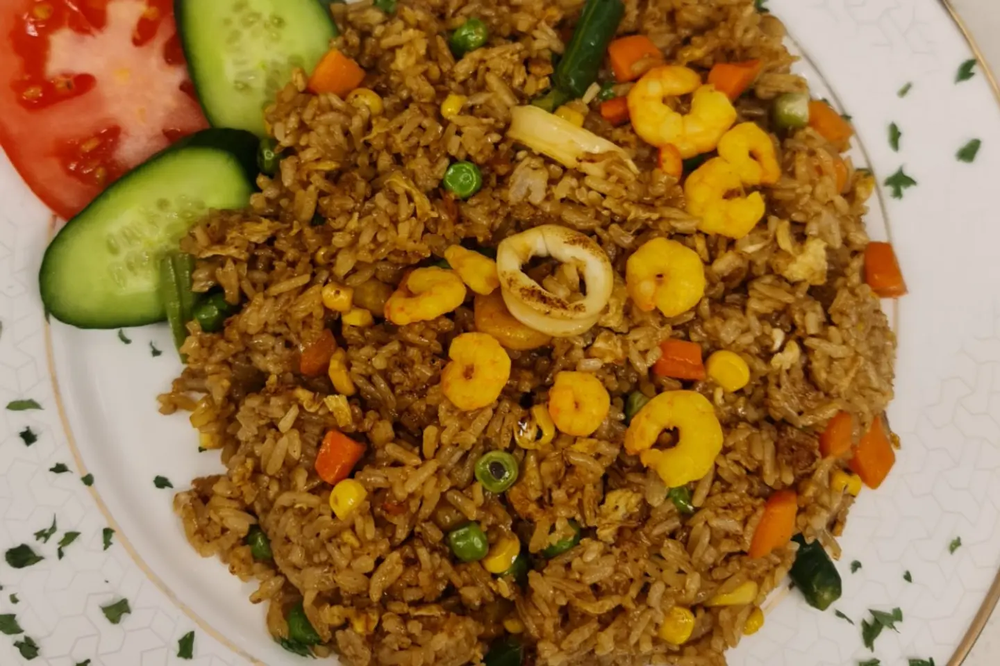 Seafood Fried Rice (Nasi Goreng Seafood)