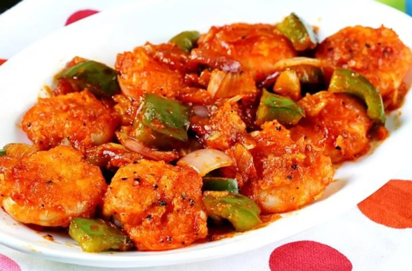 Chilly Prawns (Dry)