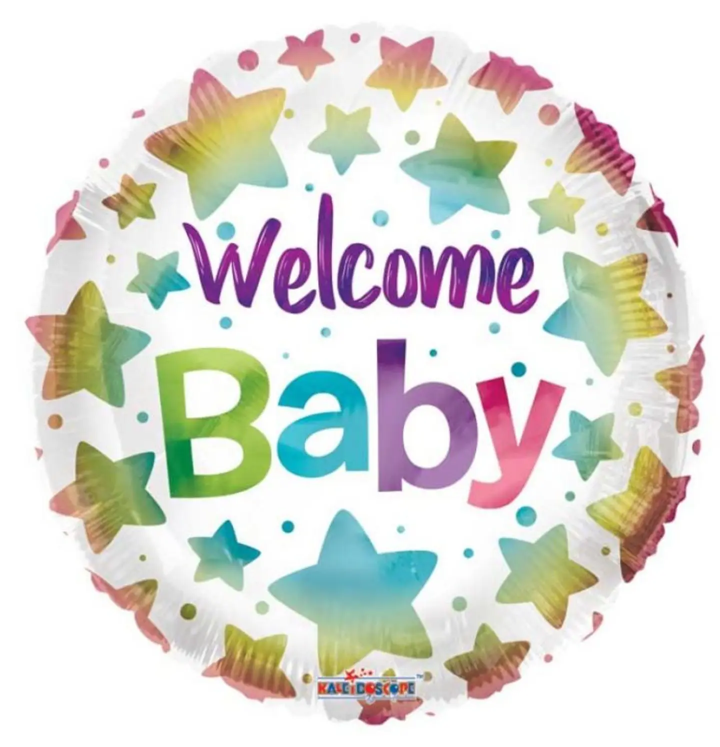 بالون 1 welcome baby قصديري هيليوم