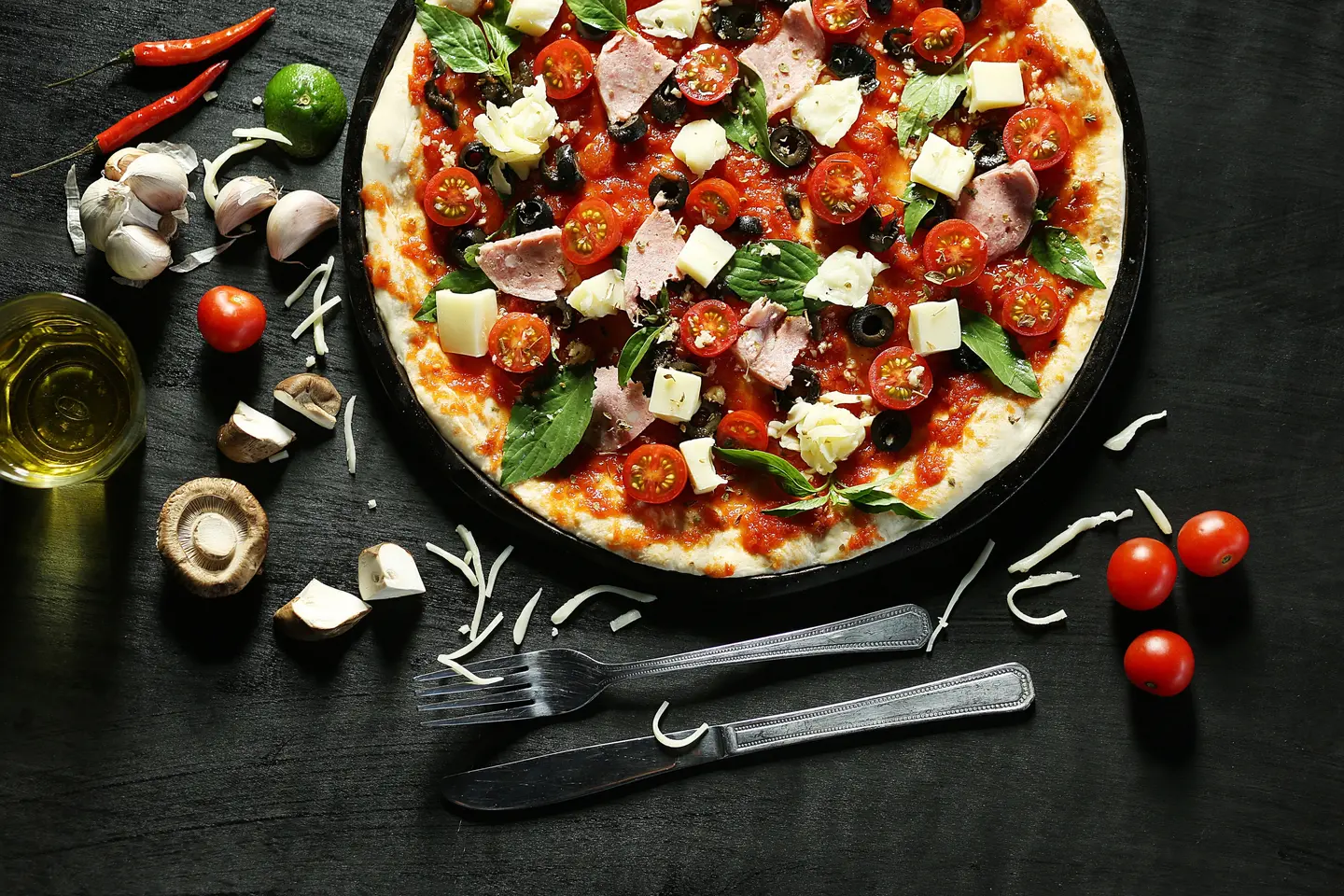 فطيرة نص نص