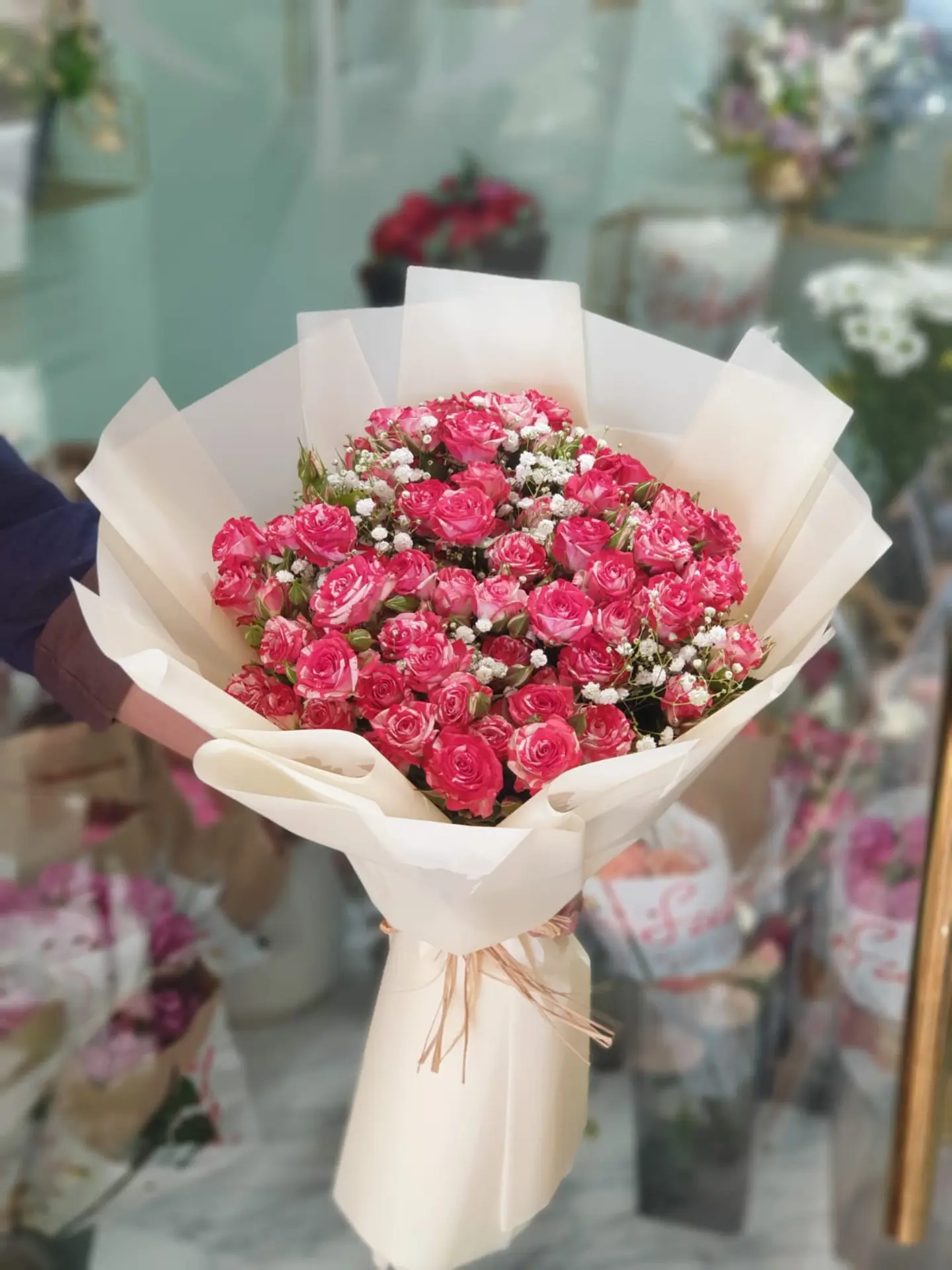 Baby Rose Bouquet   Fireworks