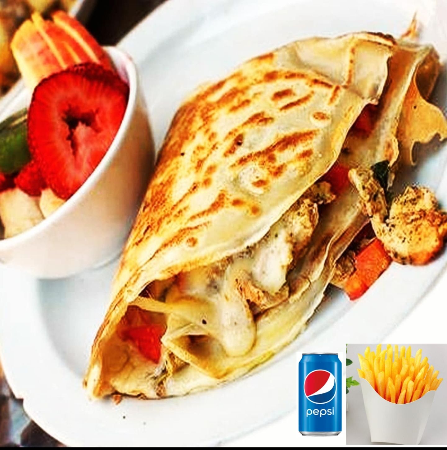 وجبة كريب شاورما