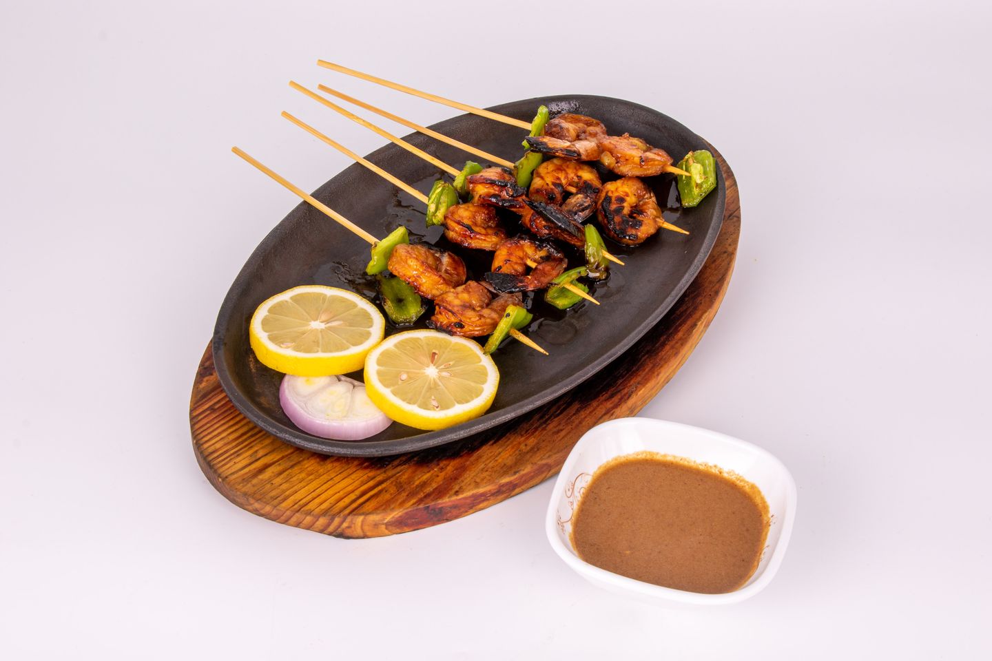 Shrimp Satay 4 Skewers