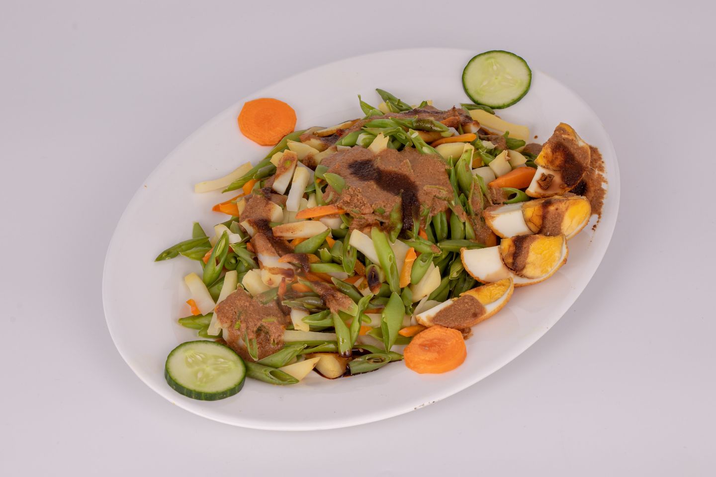 Group Gado Gado With Vegetables