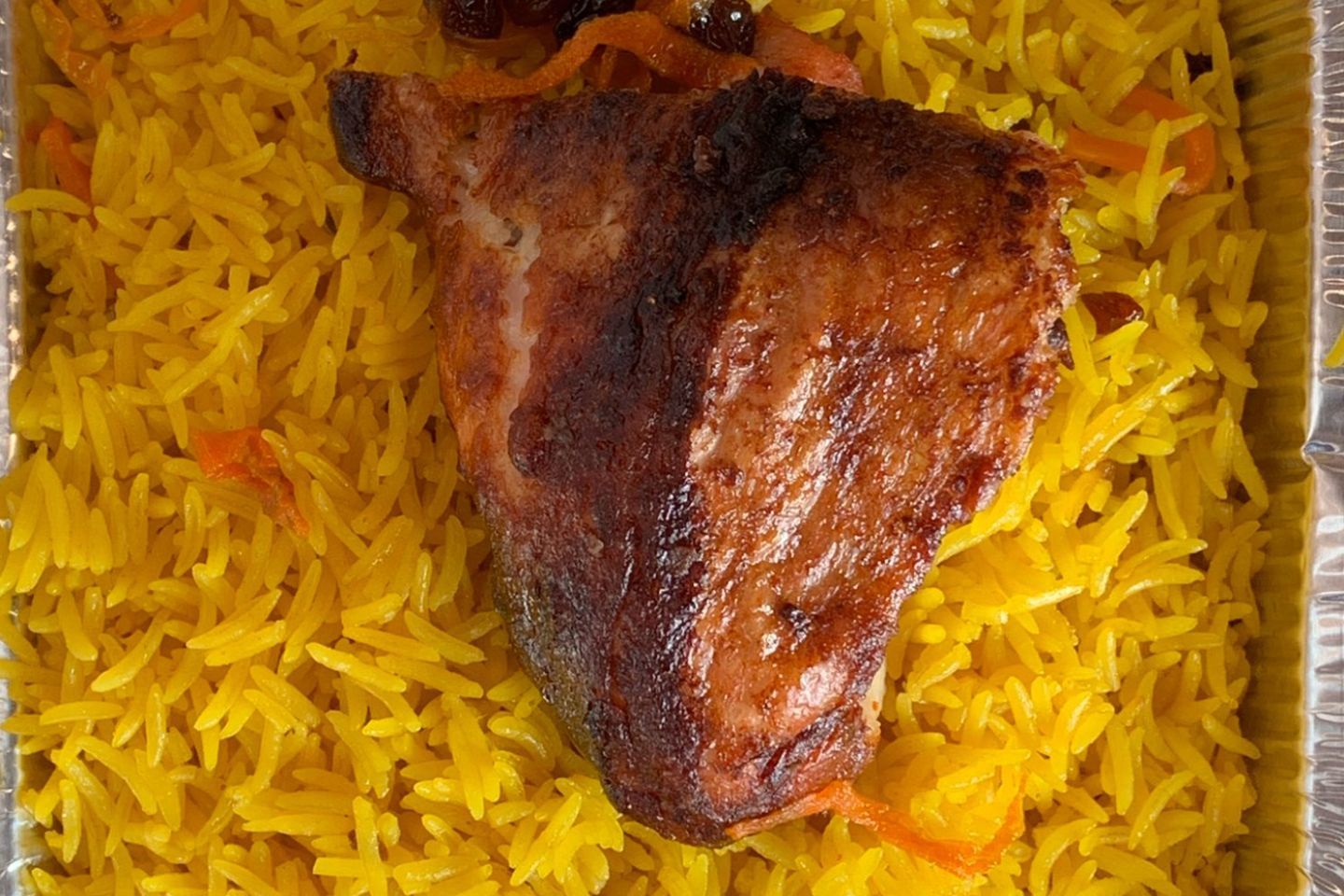ربع شواية رز بخاري