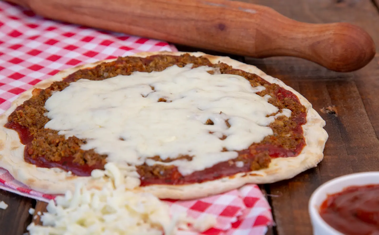 لحم صوص جبن