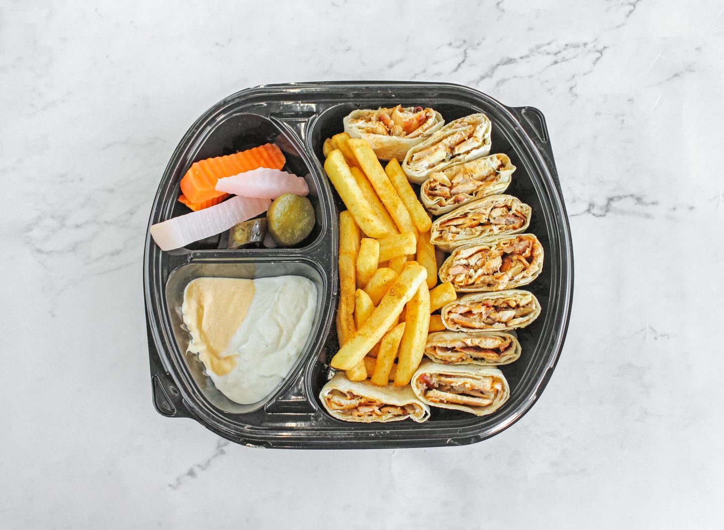 Double Arabic Shawarma Plate