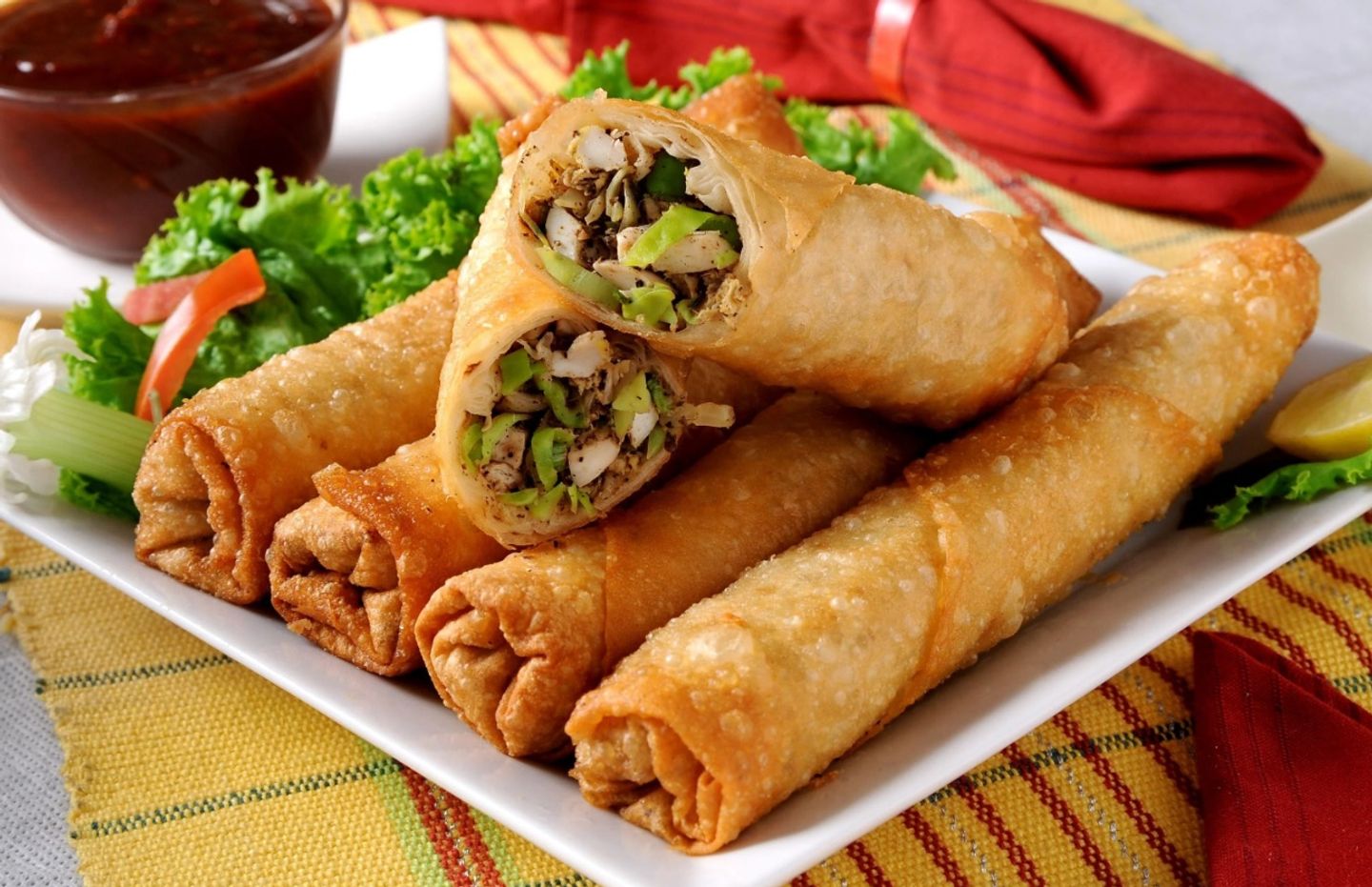 سبرينق رول خضار