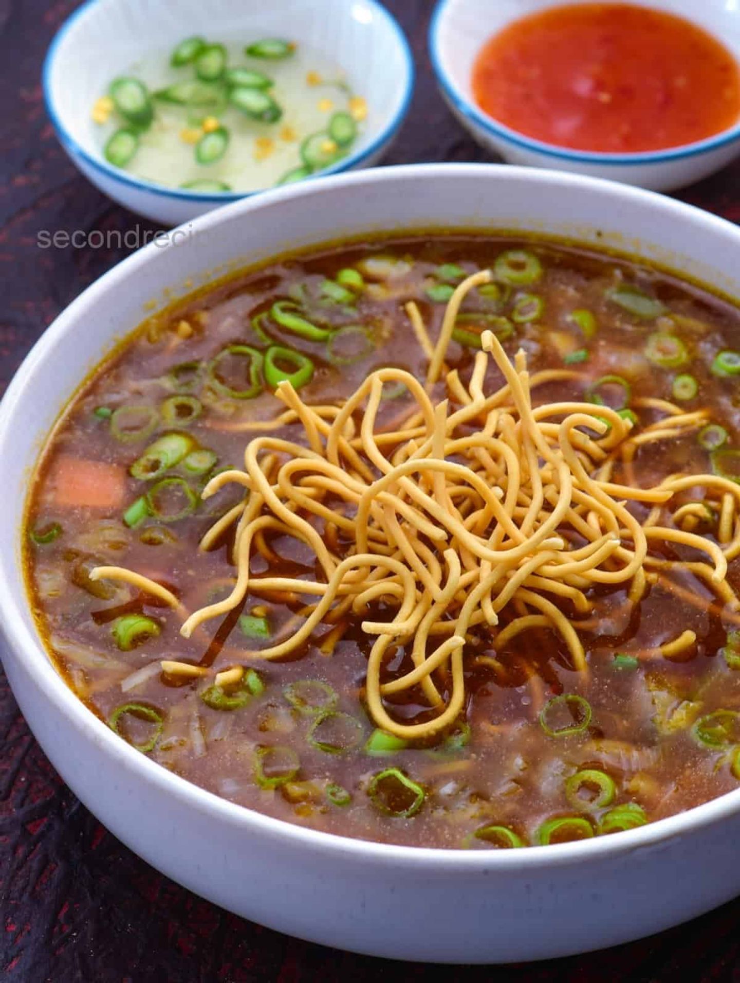 شوربة مانشو نباتية