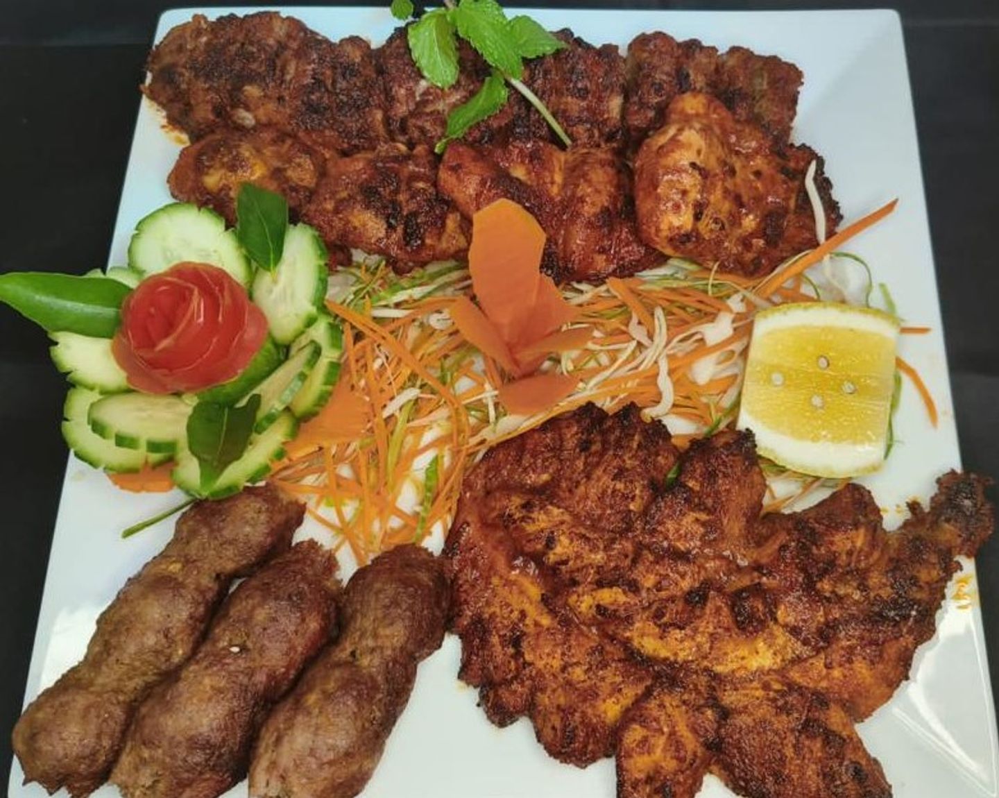 صحن مسالا و مشاوي مشكل