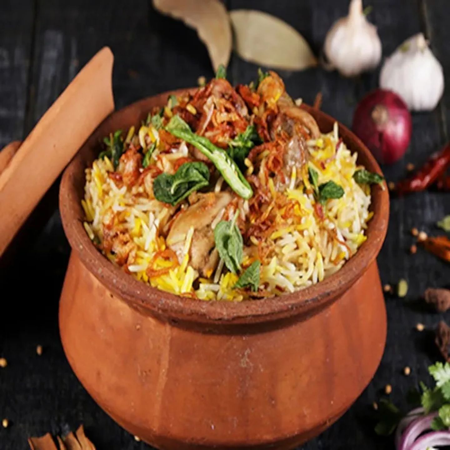 Mutton Handi Briyani