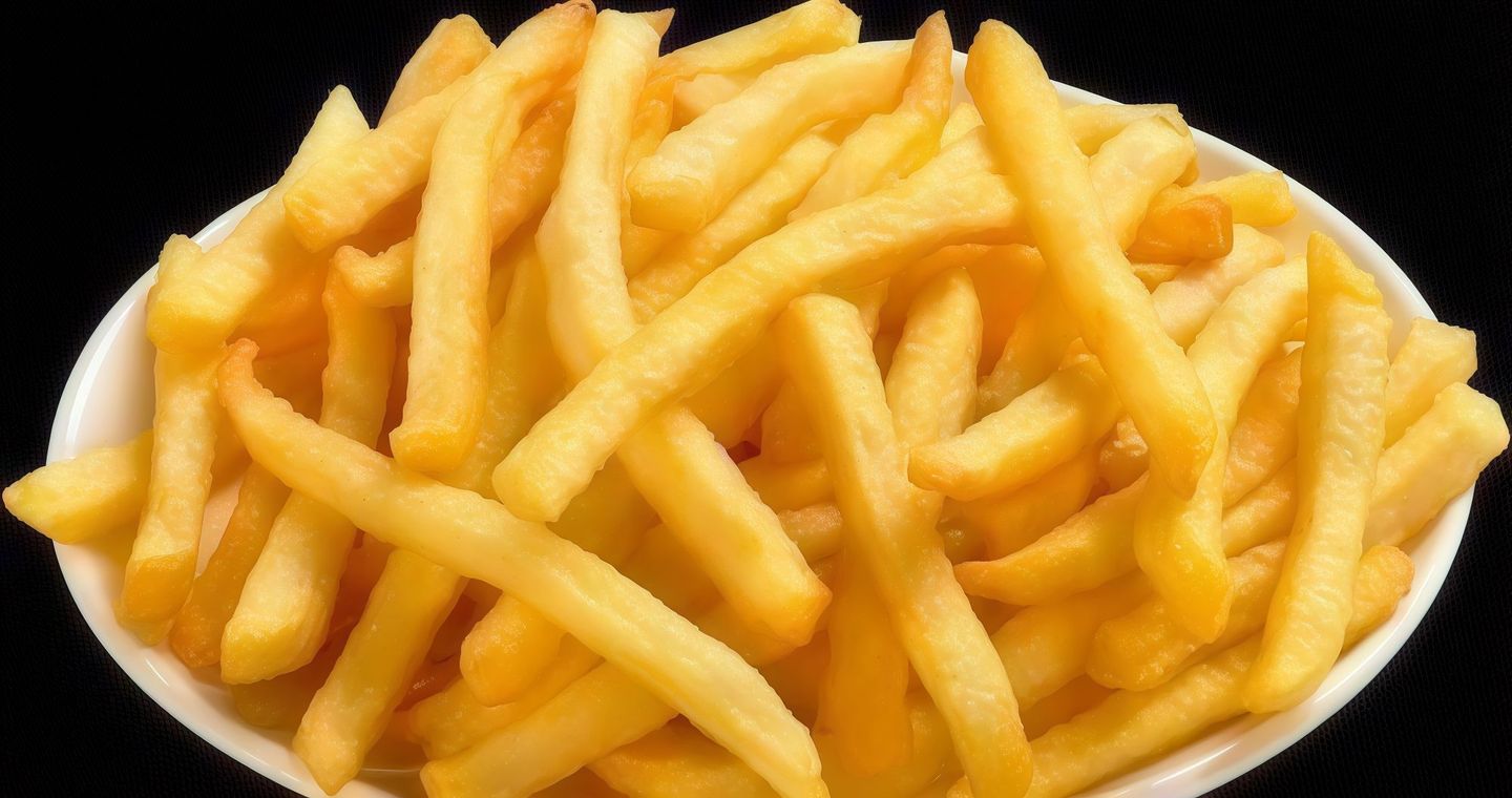صحن اصابع البطاطس