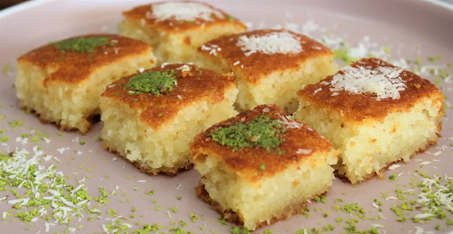 بسبوسة مصري بجوز الهند