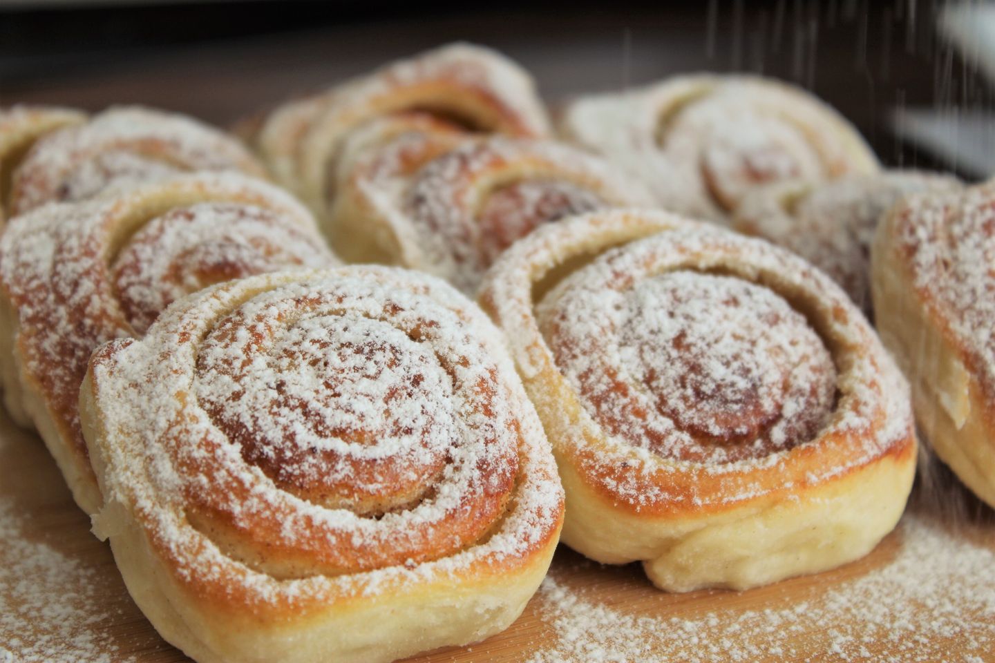 A Plate (12 Pieces) Of Mini Sweet Roll