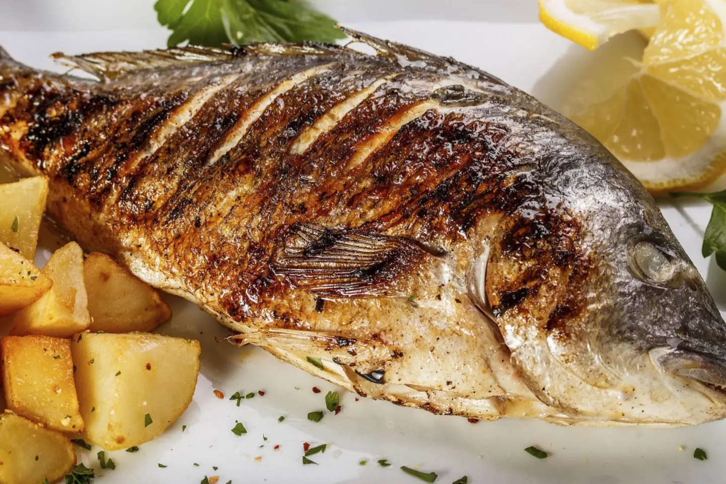 1/2 Grilled Tilapia