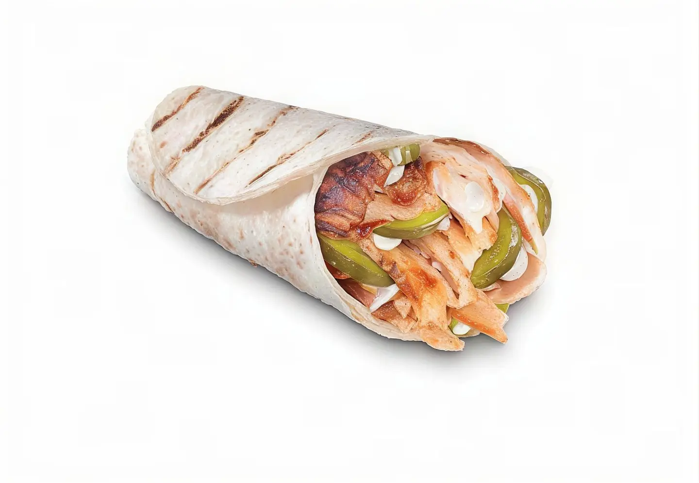 سندويش شاورما سبايسي