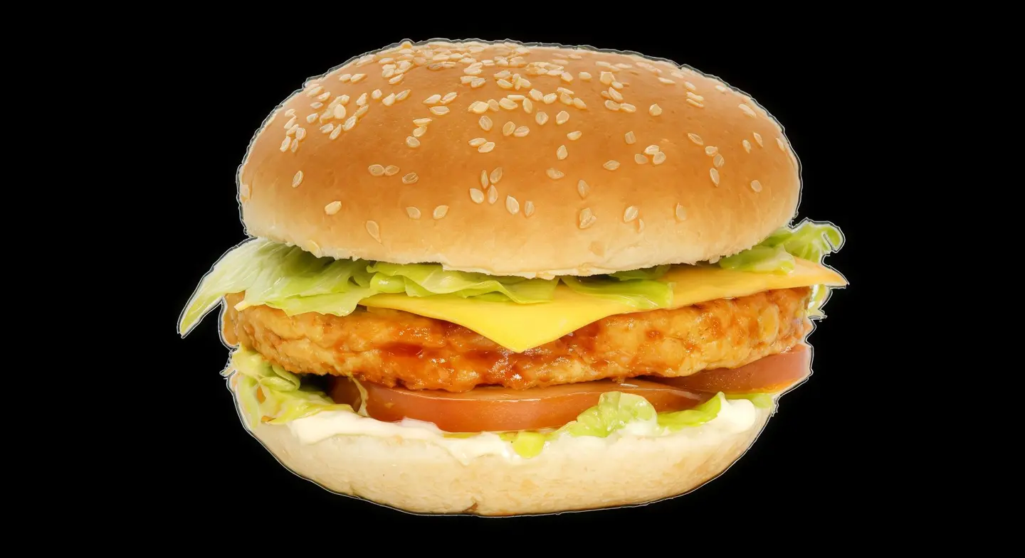 برجر دجاج بالجبن