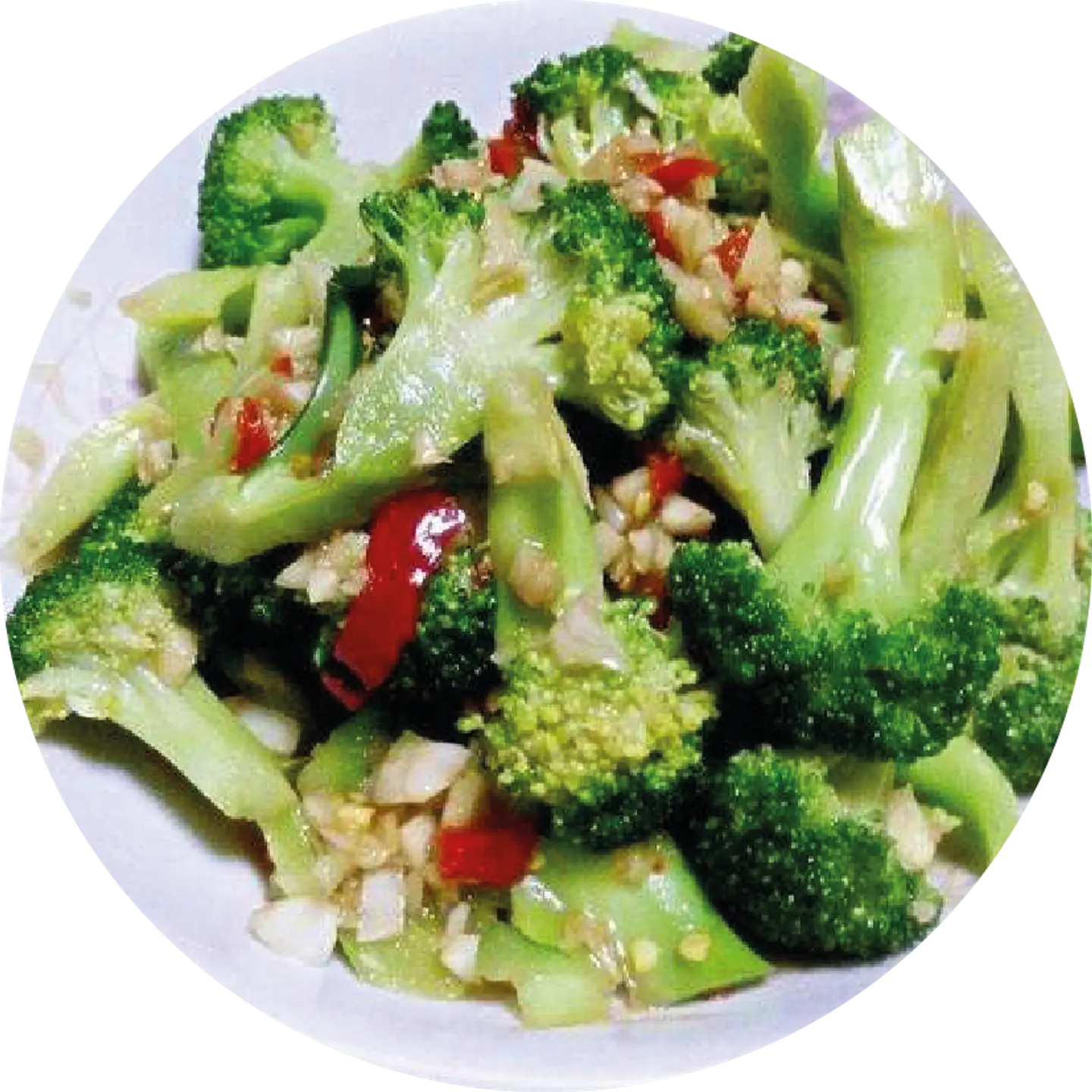 بروكلى نباتى مقلى